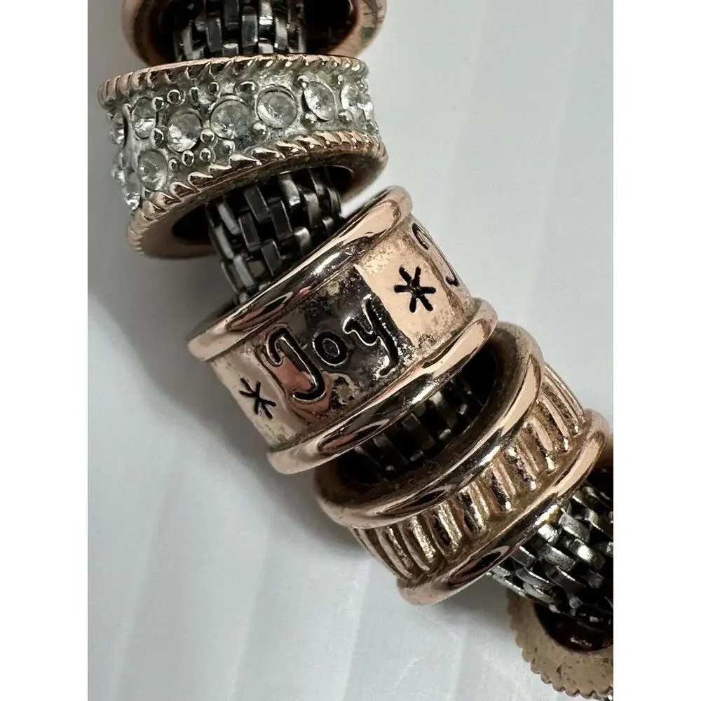 Bradford Exchange Nature's Healing Touch‎ Bracelet Copper  Swarovski Crystal